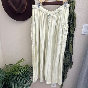 Free People Mint Green Lightweight Super Oversized Movement Harem Pants Joggers